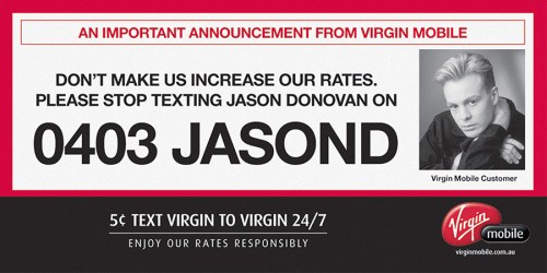Jason Donovan billboard